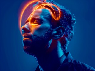 portrait of a person Migraine headaches, pain in various parts of the body, dizziness, lightheadedness, dizziness No.77