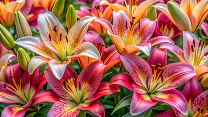 Fototapeta premium Lily Flowers. 