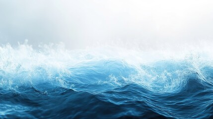 Abstract water ocean wave, blue, aqua, teal texture. Blue and white water wave web banner Graphic Resource as background for ocean wave abstract