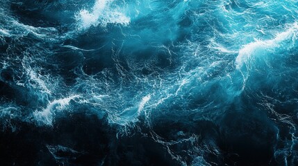 Abstract water ocean wave, blue, aqua, teal texture. Blue and white water wave web banner Graphic Resource as background for ocean wave abstract
