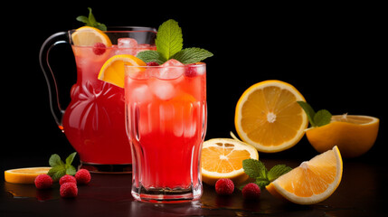 Fototapeta premium Fruit Punch Mocktail