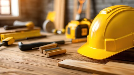 General contractor overseeing a home renovation project, coordinating various tradesmen and ensuring the work is completed to a high standard