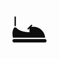 bumper car luna park icon