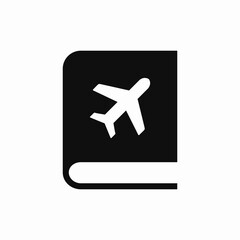 Obraz premium travel book dictionary icon sign