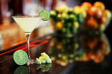 Cucumber & Melon Cocktail with fresh lime juice