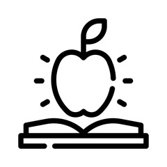 apple line icon
