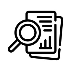 research line icon