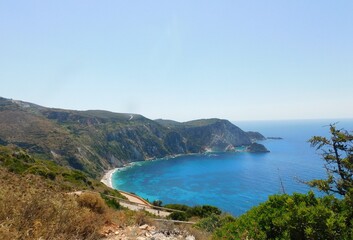 Fototapeta premium View of the sea from the top
