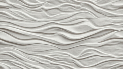 Obraz premium White wavy panel texture 