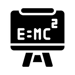 chalkboard glyph icon