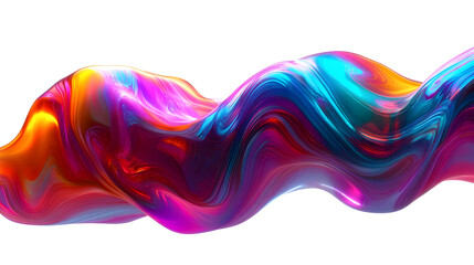 A colorful, swirling abstract design with fluid shapes and vibrant hues.