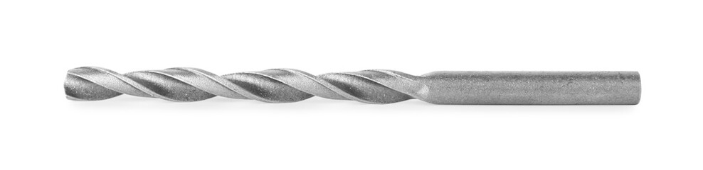 One new drill bit isolated on white