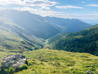 Fototapeta premium Ausblicke von der Kreuzeckgruppe in Kärnten, Österreich