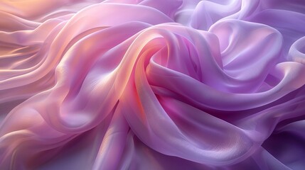 Lovely, soft, lulling swirl of light purple and pastel lilac on a background of light purple fabric. Template mockup for presenting a product. 