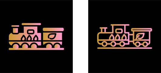 Ecology Train Vector Icon