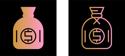 Dollar Sack Vector Icon