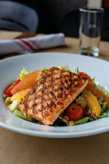 Grilled Salmon Salad