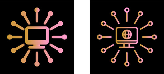 Networks Vector Icon