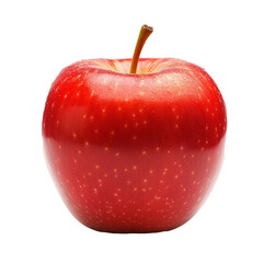 red apple isolated PNG transparent background