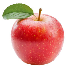 red apple isolated PNG transparent background