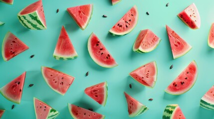 The Fresh Watermelon Slices