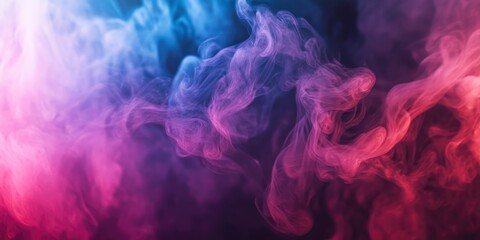 Abstract smoke on a dark background , ai