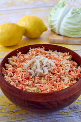 Crab Coleslaw