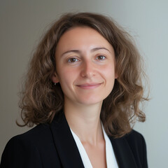 Professionelles Porträt einer jungen Frau mit natürlichem Look. Perfekt für LinkedIn, Facebook oder andere soziale Medien