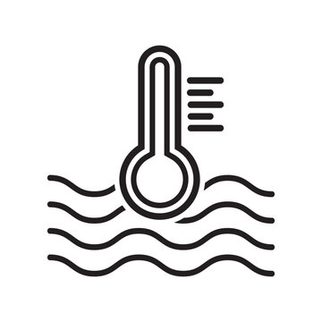 recommend clip art: water temperature line icon, Liquid temperature icon or logo Vector Design.