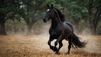 Obraz premium horse in the field