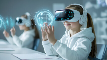 Virtual reality classroom, future of education