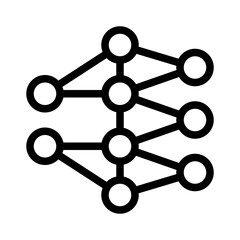 Neural line icon
