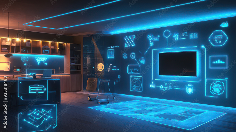 Poster smart home innovation lab where engineers are developing new technologies