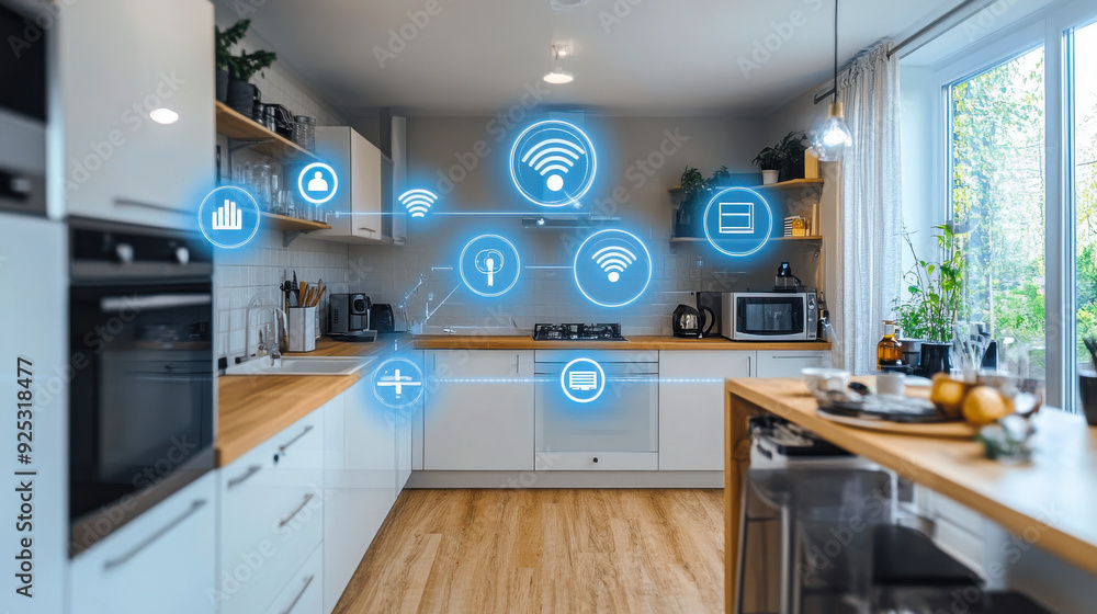 Poster smart home innovation lab where engineers are developing new technologies