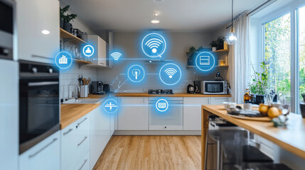 Smart home innovation lab where engineers are developing new technologies