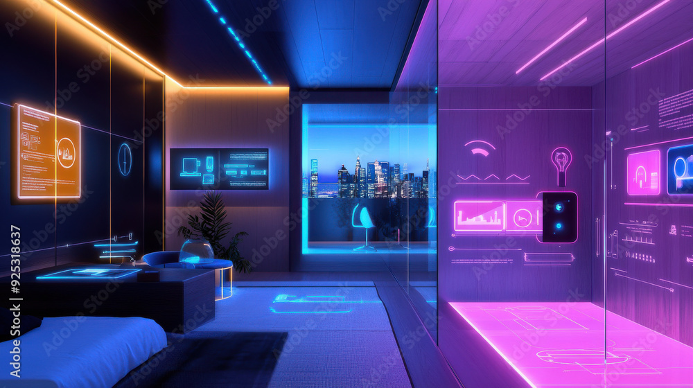 Poster smart home innovation lab where engineers are developing new technologies