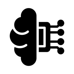 Machine glyph icon