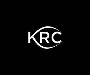 KRC letter modern clean logo