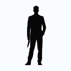 man Black silhouette