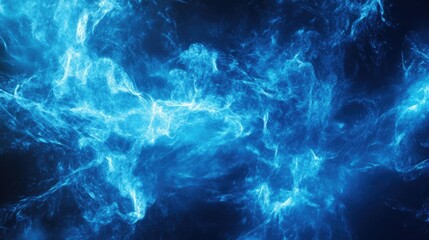 Fototapeta premium electric texture. blue lightning on dark sky background. Thunderbolt Background 