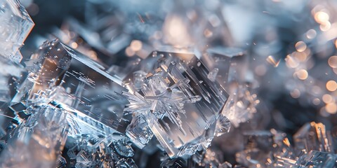 Crystal Structure Macro Photography