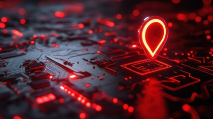 Location Marker on Circuit Board