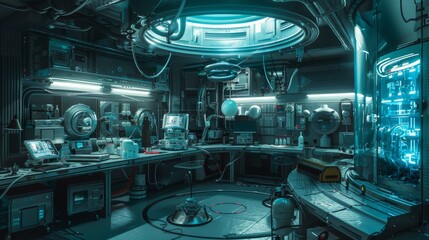 Futuristic Laboratory: A Glimpse into the Future of Science