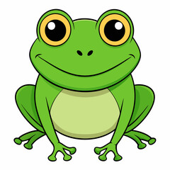 Frog art vector illustration