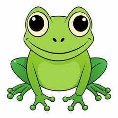 Frog art vector illustration