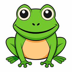 Frog art vector illustration