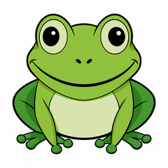 Frog art vector illustration
