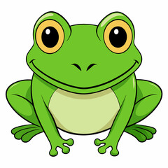 Frog art vector illustration