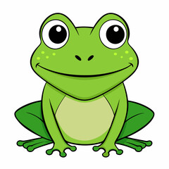 Frog art vector illustration