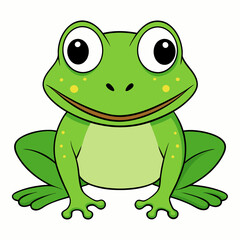 Frog art vector illustration
